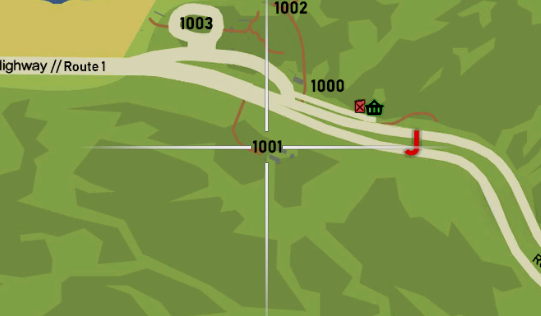 Extract locatie op postcode 1001